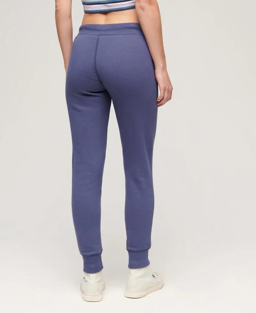 superdry Pantalon Essential Logo Joggers slim en coton mélangé – Mariner Navy 2/6