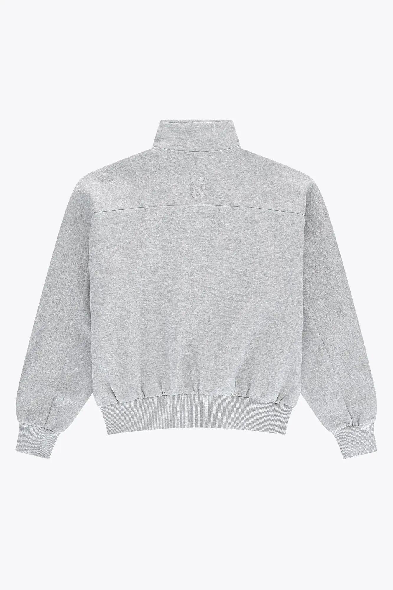 Osaka Men Half Zip Sweater Grijs 3/6