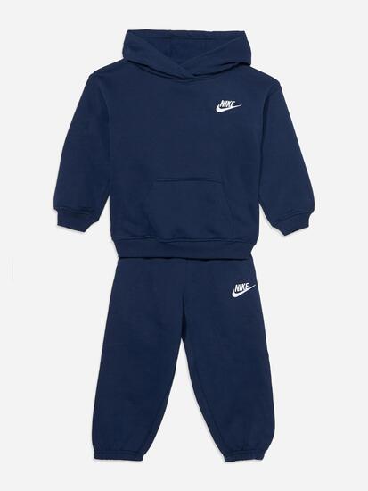 Nike - Kinder Trainingspak Capuchon Club Fleece Oversized, Blauw