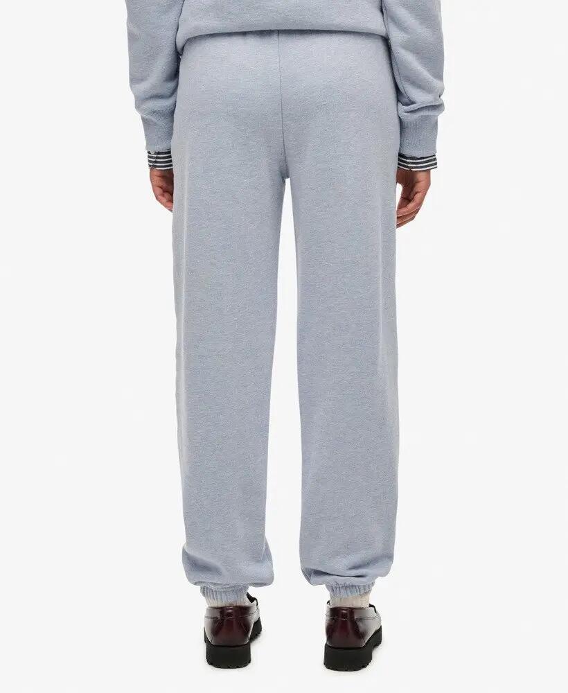 superdry Pantaloni jogging Essential con logo ricamato – Blue Fog Marl 5/7