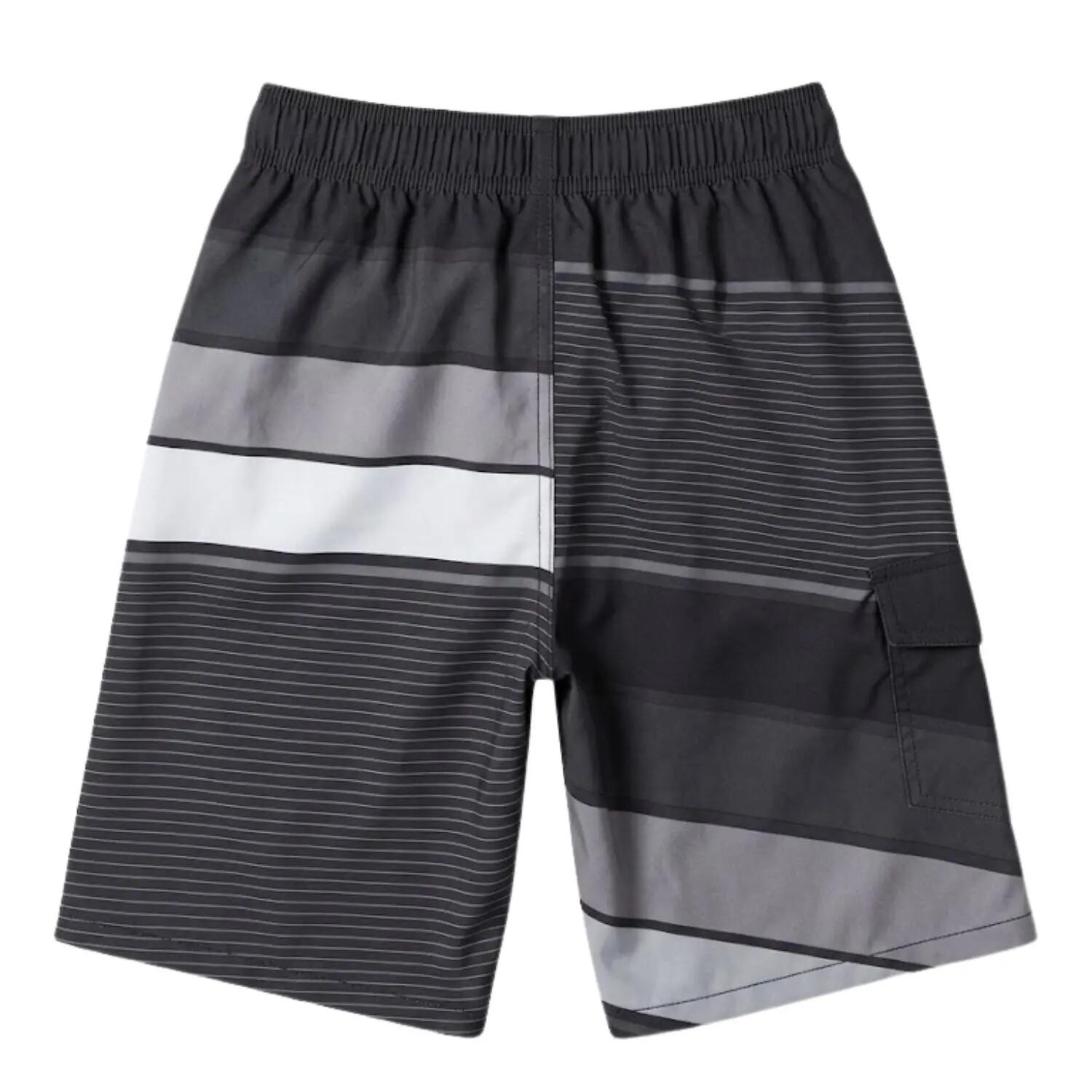 Billabong Slice Jungen-Badeshorts, grau gestreift 4/5