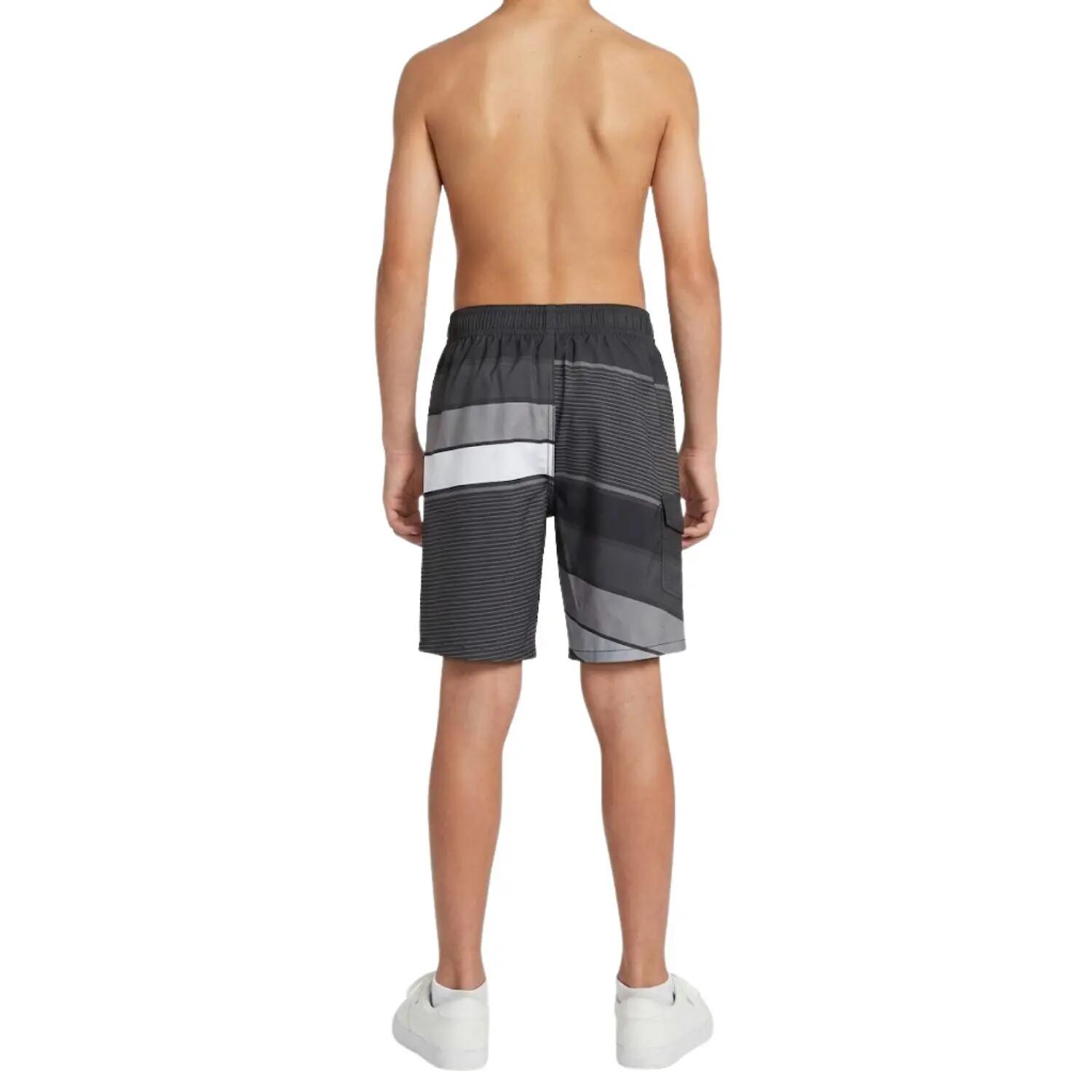 Billabong Slice Jungen-Badeshorts, grau gestreift 2/5