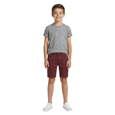 Jongens shorts element owen bordeaux klassiek katoen