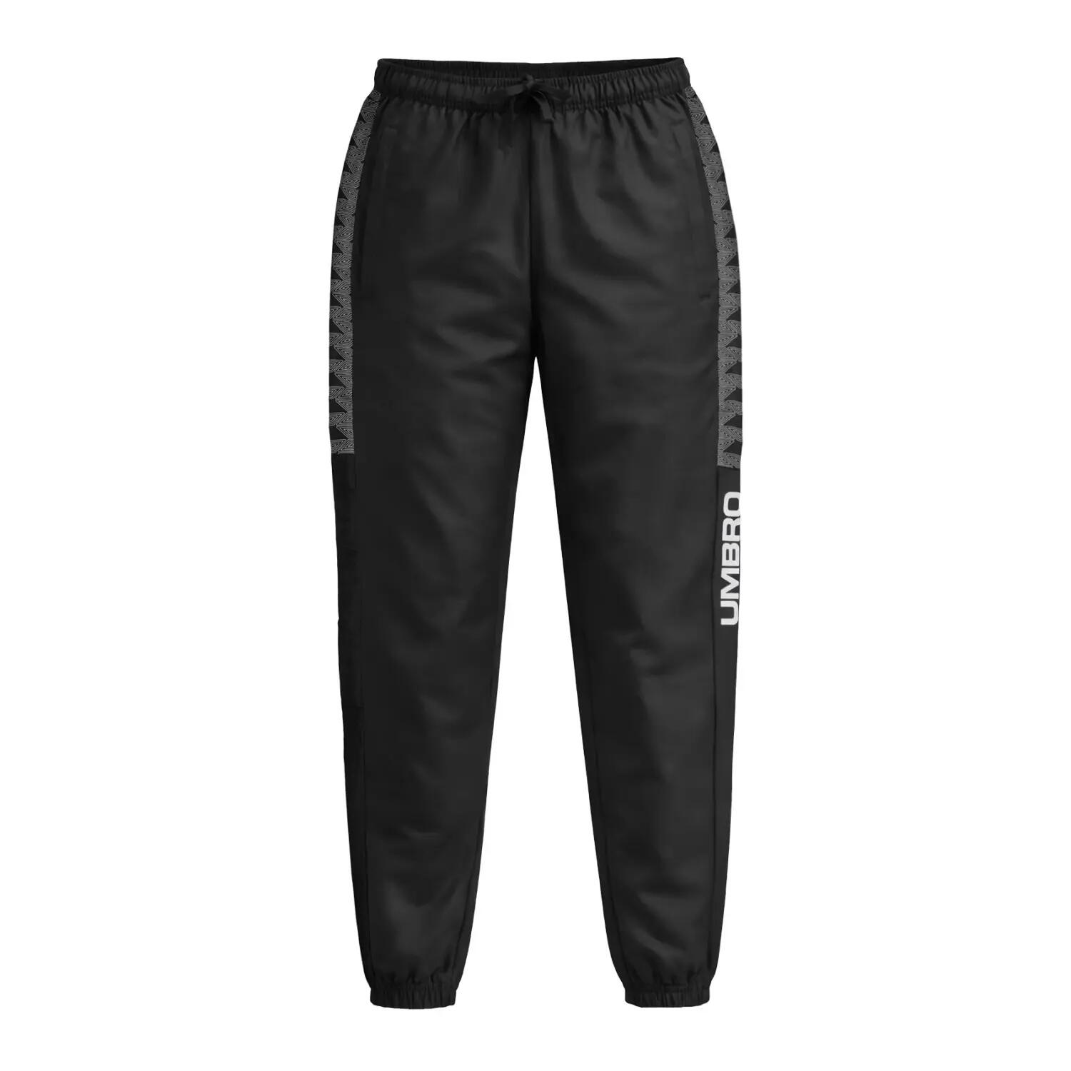 Pantalon de jogging homme bi-matière poches zippées et logo 224720 1/3