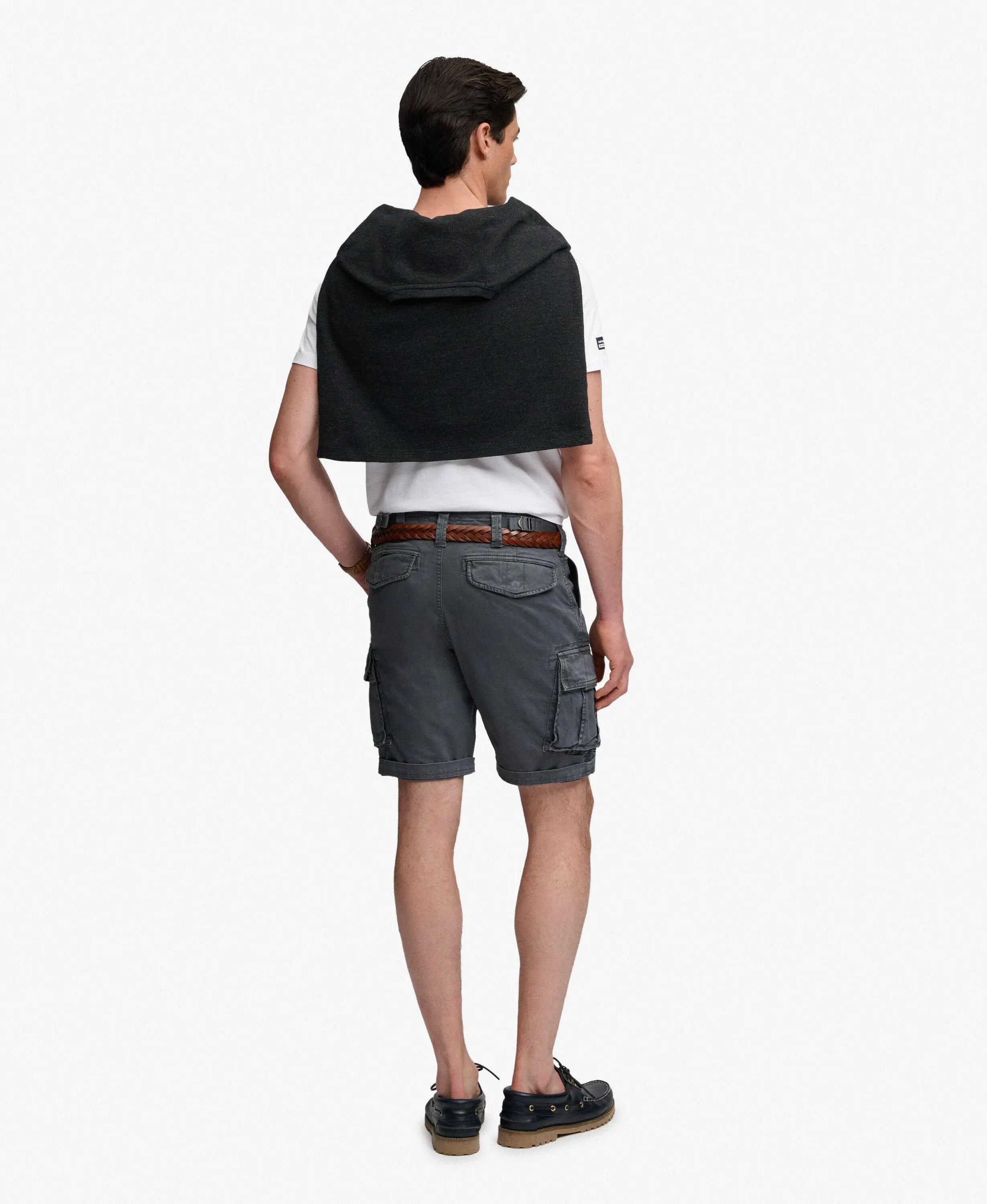 superdry Core Cargo Shorts in twill 100% cotone – Magma Slate Grey 5/7