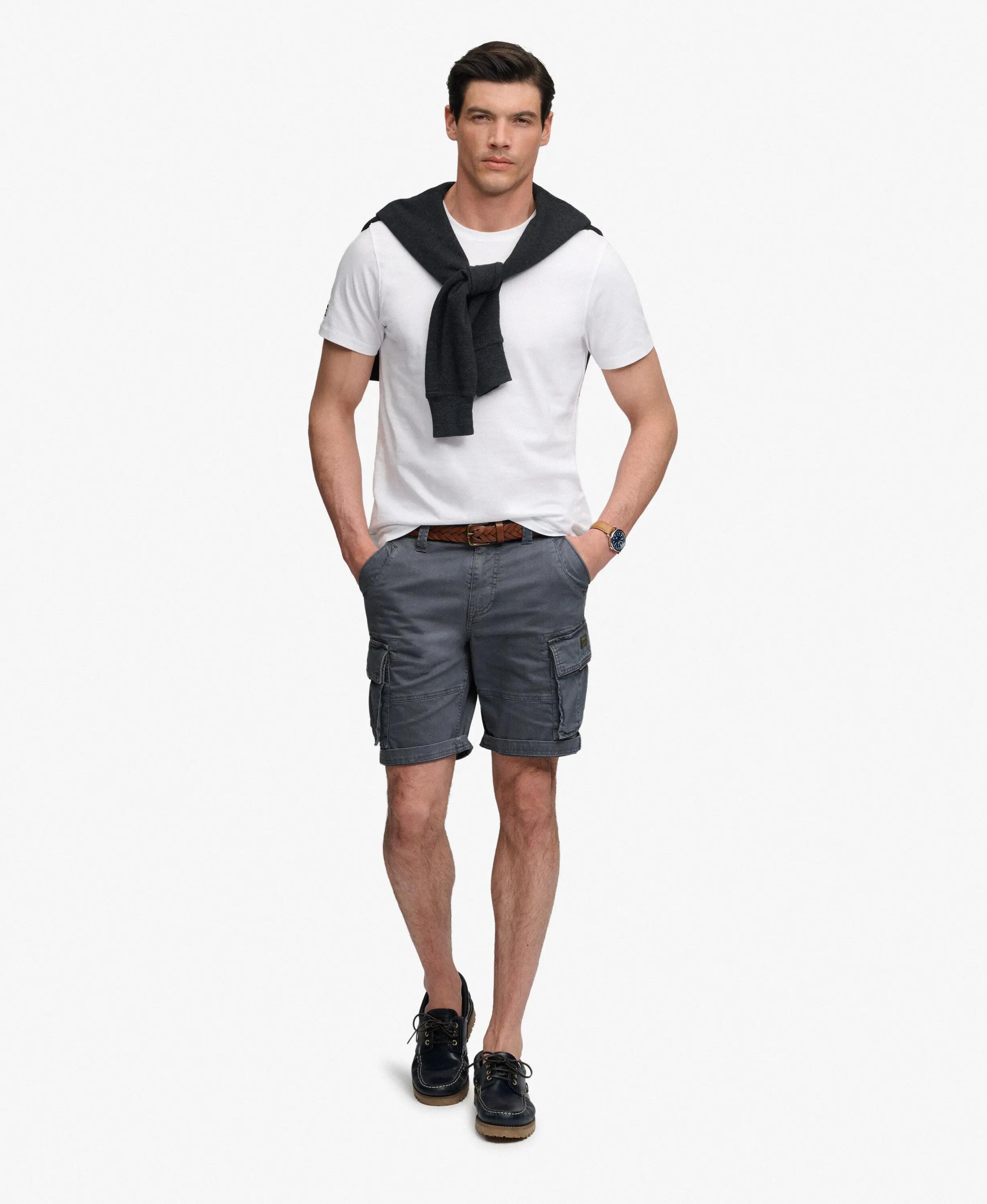 superdry Core Cargo Shorts in twill 100% cotone – Magma Slate Grey 2/7