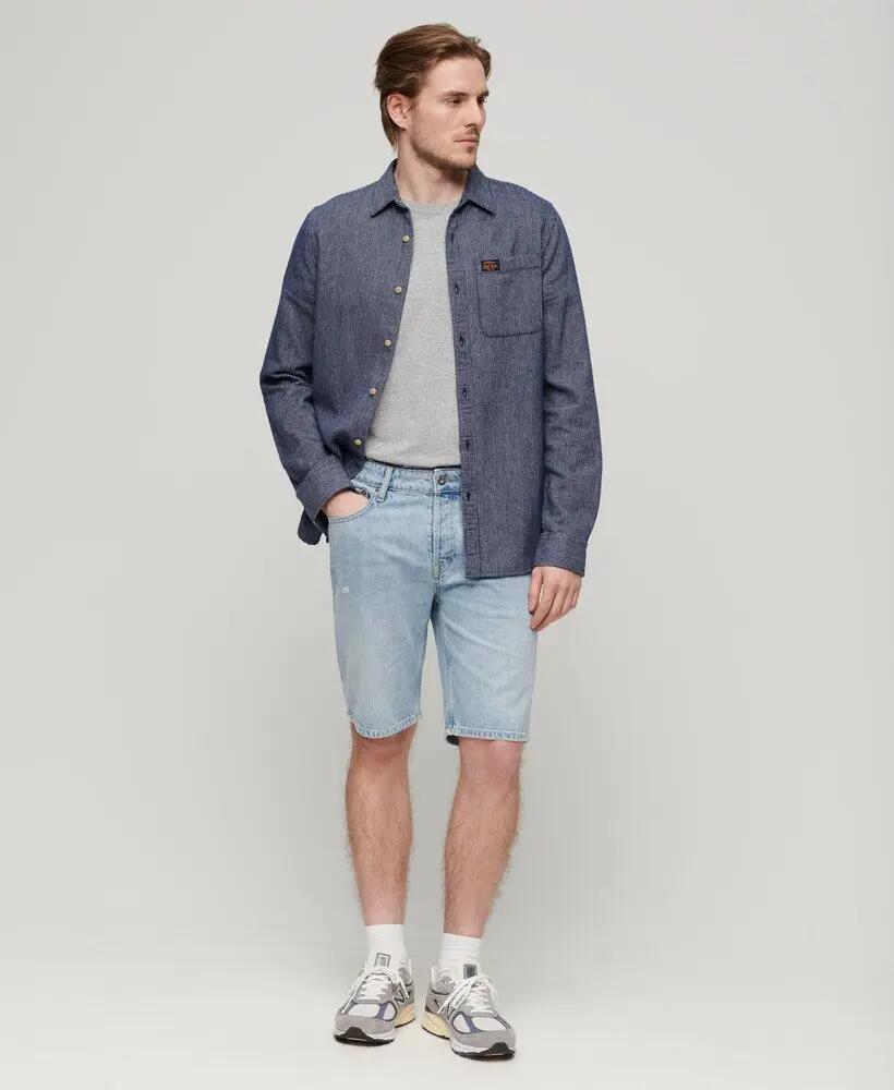 superdry Shorts Vintage Straight en coton biologique – Oakwood Light 4/5