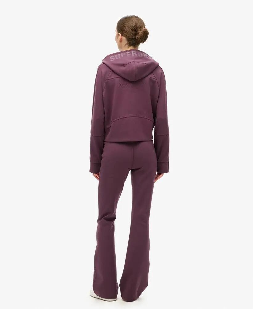 superdry Pantalon Sport Tech Lr Flare Jogger – Smoky Aubergine Purple 2/5