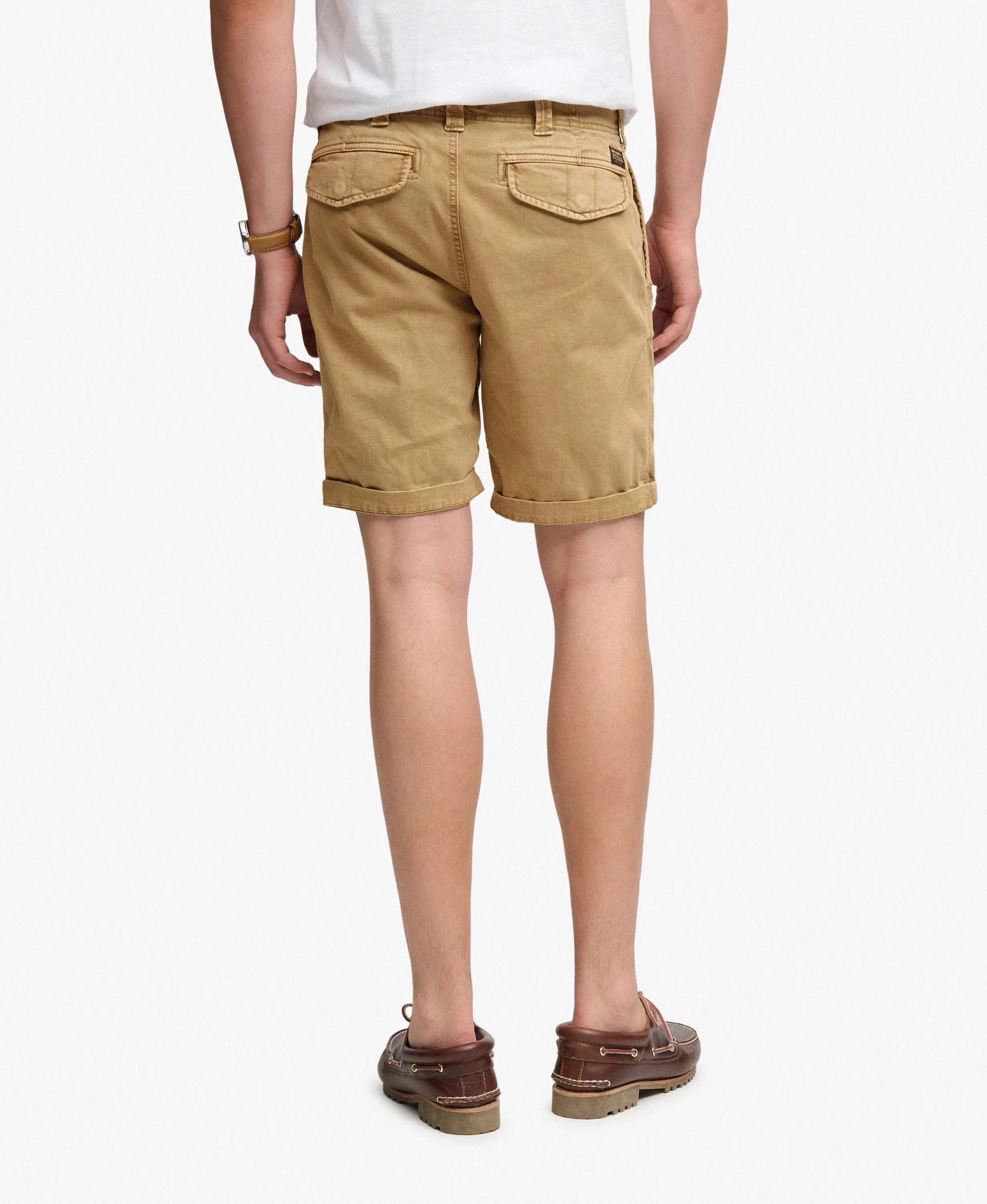 superdry Utility Chino Shorts corte recto algodón elástico – Classic Tan Brown 4/6
