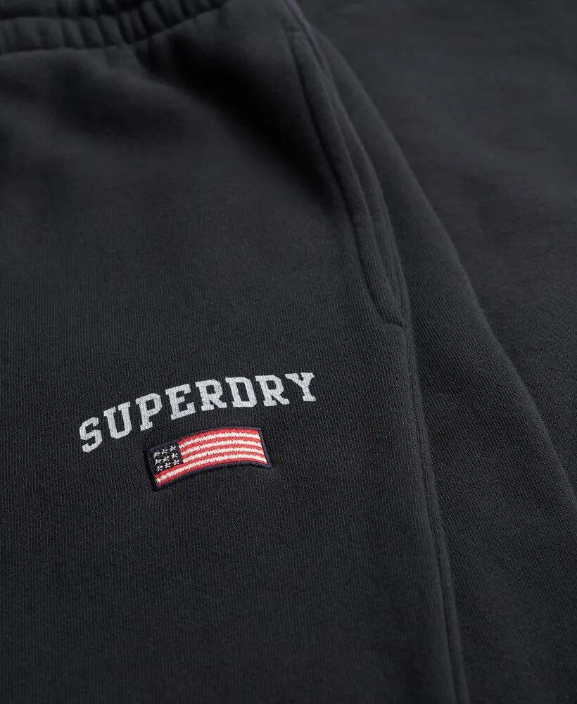superdry Calças jogger Athletic Essentials perna recta em algodão – ECLIPSE NAVY 7/7