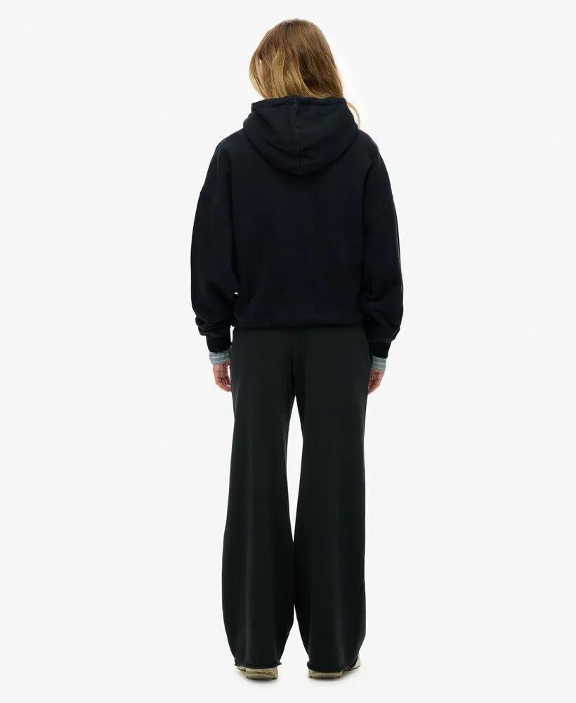 superdry Calças jogger Athletic Essentials perna recta em algodão – ECLIPSE NAVY 6/7