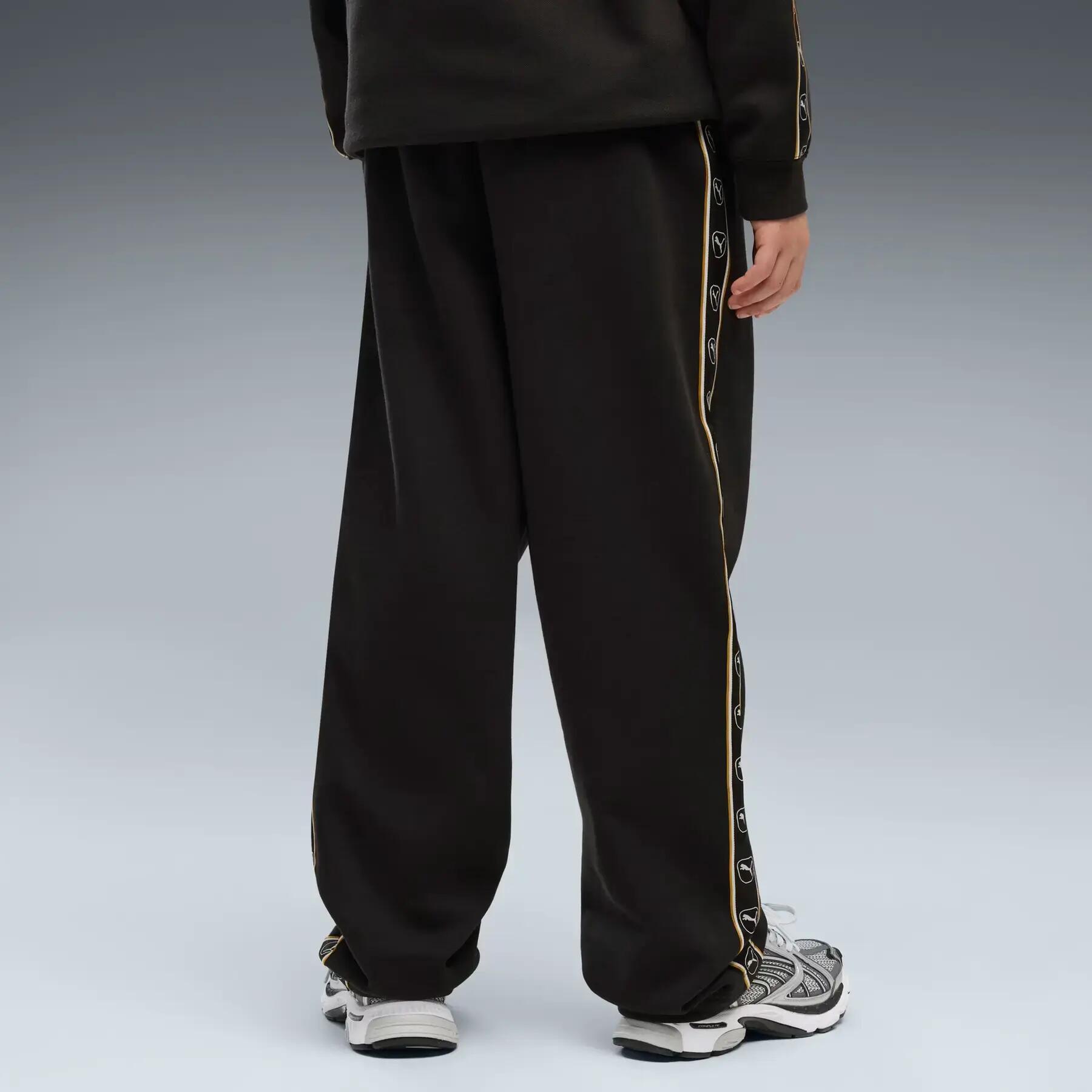 Pantalón de chándal con cordón elástico niño Puma Cat logo 4/5