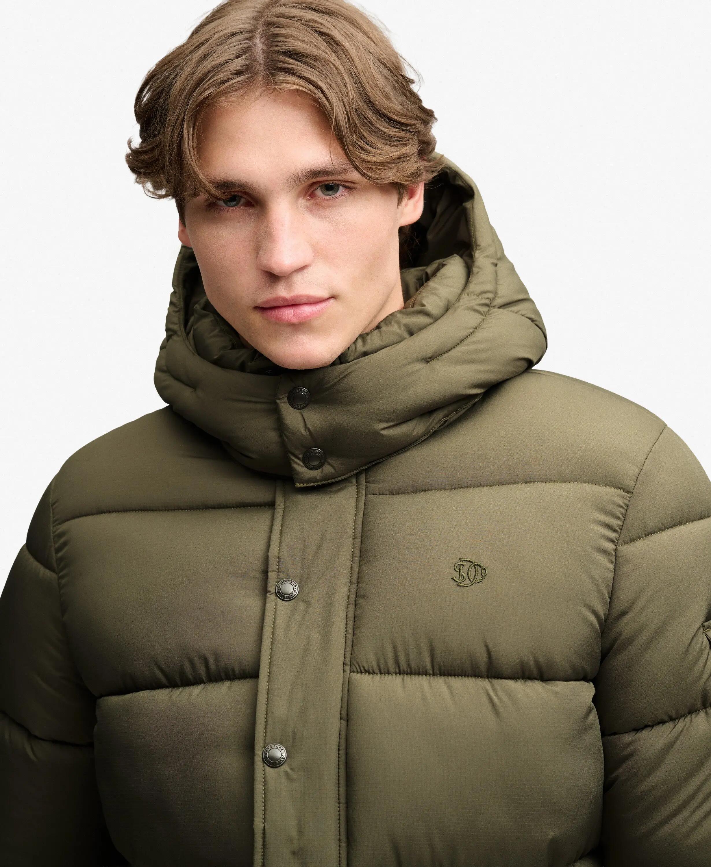 superdry Casaco Premium Ripstop Puffer resistente à água – WASHED KHAKI 4/7
