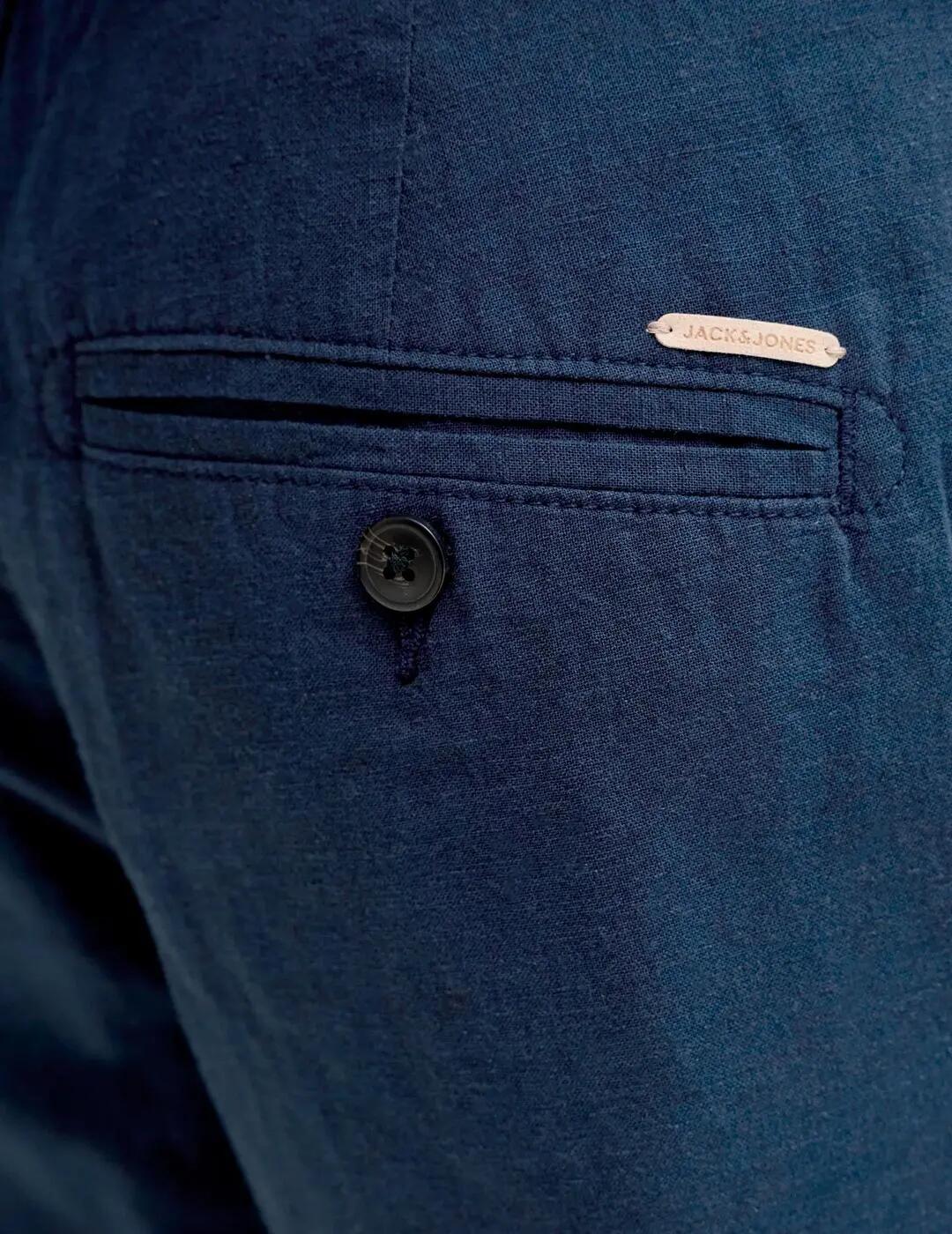 Pantaloni da uomo Jack&Jones blu scuro. 5/7
