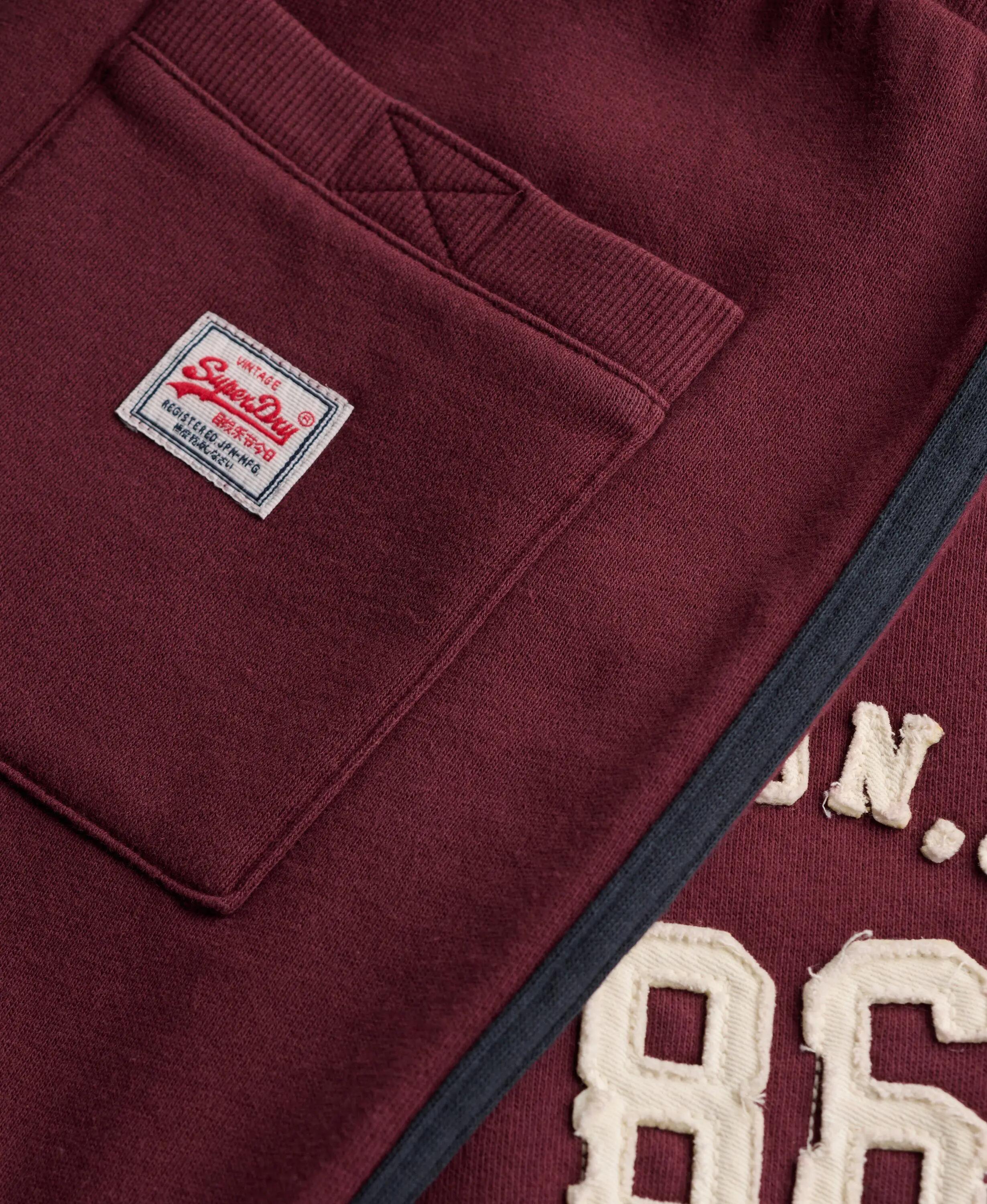 superdry Pantalon Jogging Hockey Coupe Large – Port Red 6/7