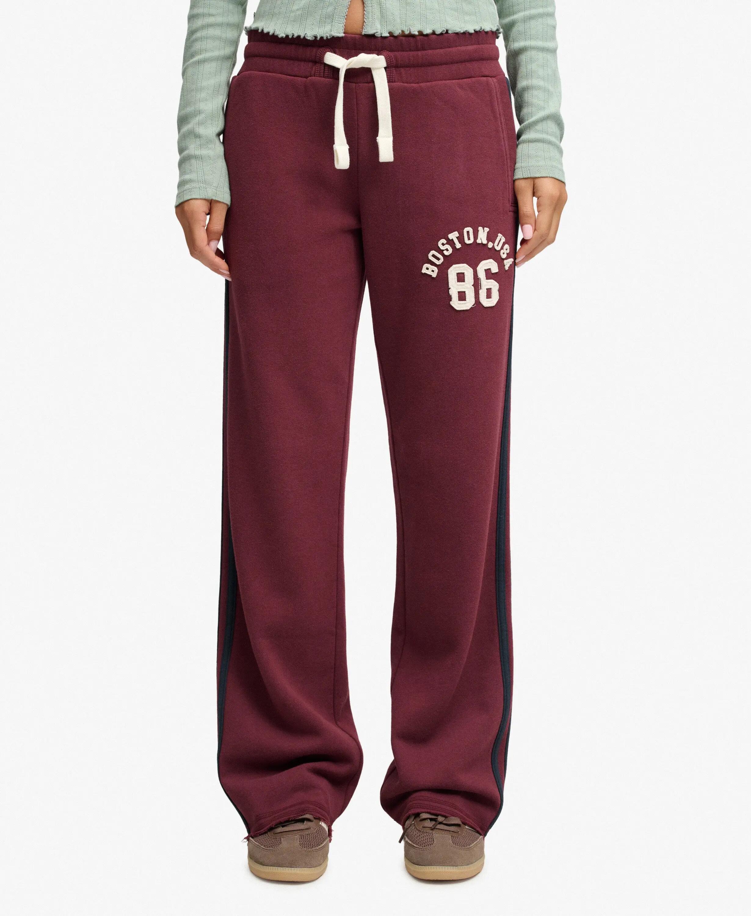 superdry Pantalon Jogging Hockey Coupe Large – Port Red 3/7