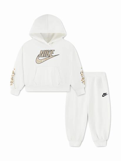 Nike - Meisjes Trainingspak Capuchon Retro, Wit