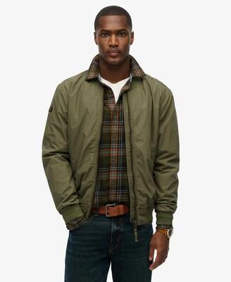 Superdry lichtgewicht ma1 bomberjack van katoen – dusty olive green
