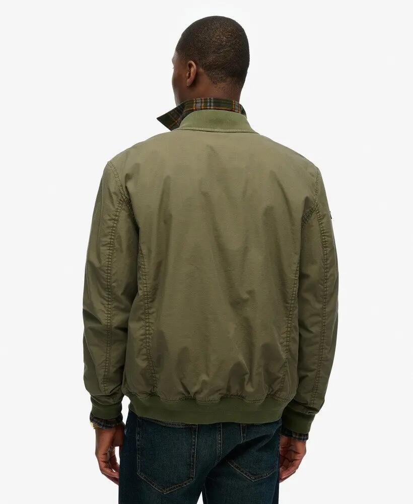 superdry Veste Bomber légère MA1 en coton – Dusty Olive Green 5/7