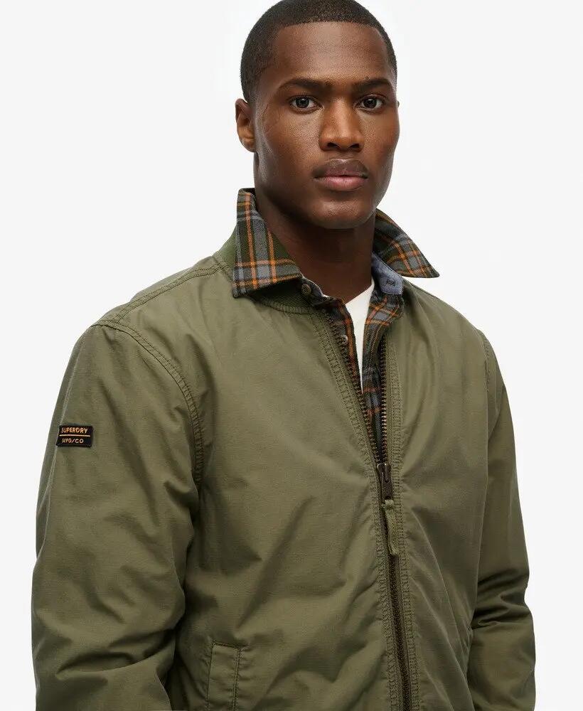 superdry Veste Bomber légère MA1 en coton – Dusty Olive Green 4/7
