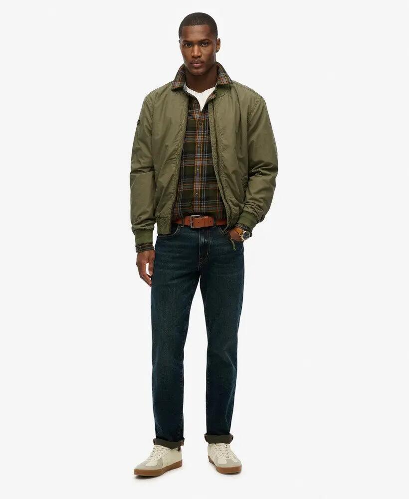 superdry Veste Bomber légère MA1 en coton – Dusty Olive Green 2/7