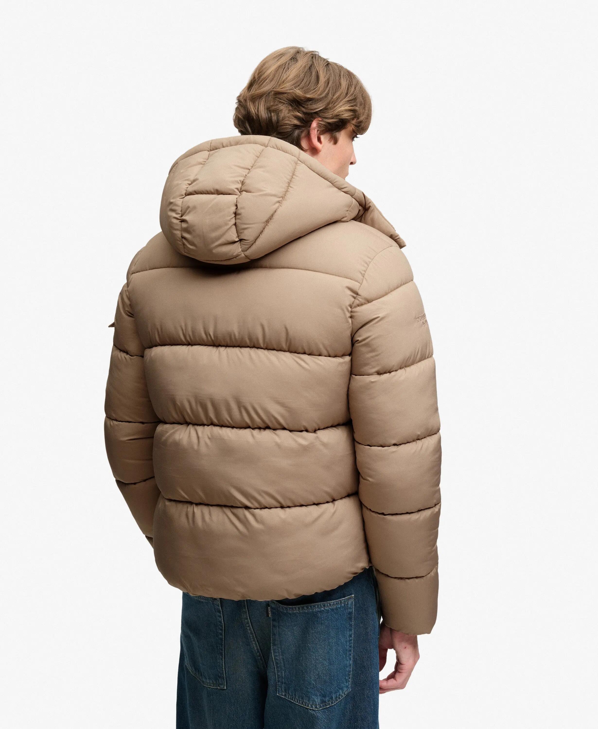 superdry Veste Premium Ripstop Puffer imperméable – Peak Sands Beige 6/7