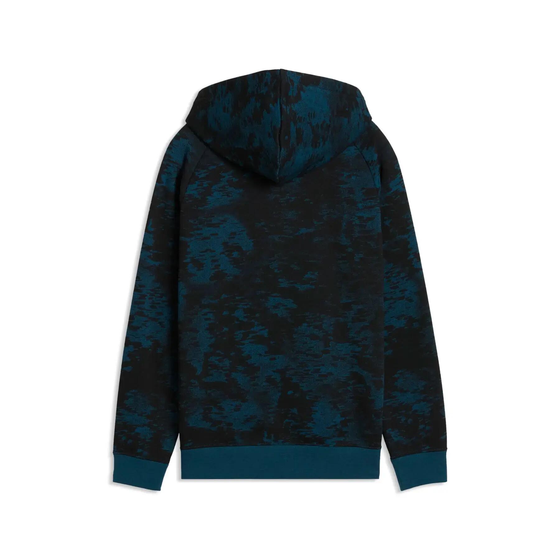 Felpa con cappuccio a maniche raglan bambino Puma 2/5