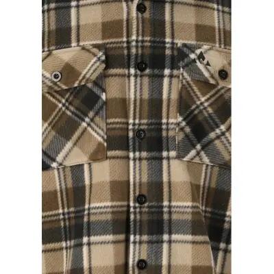 whistler Fleecehemd Astrali M Checked – 100% polyester – 5370 Teak 3/4
