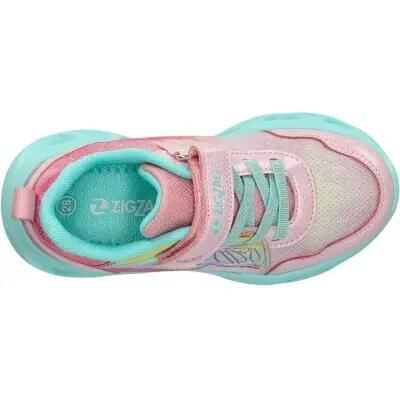 zigzag Kinder­schoen Tiki met lichtjes – 4116 Peony 6/7