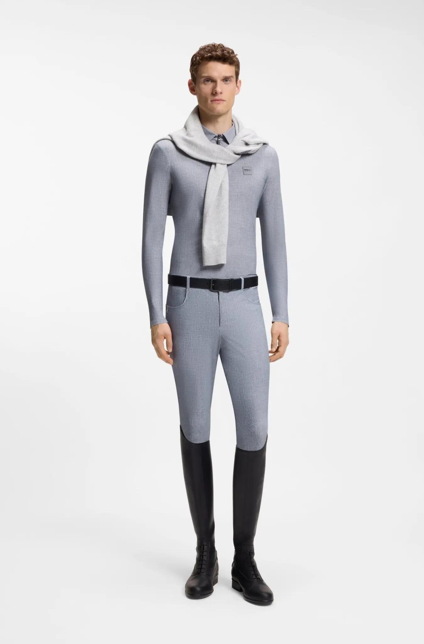 Boss Equestrian Eaton Training Shirt Lange Mouw Heren Zwart - 7/7