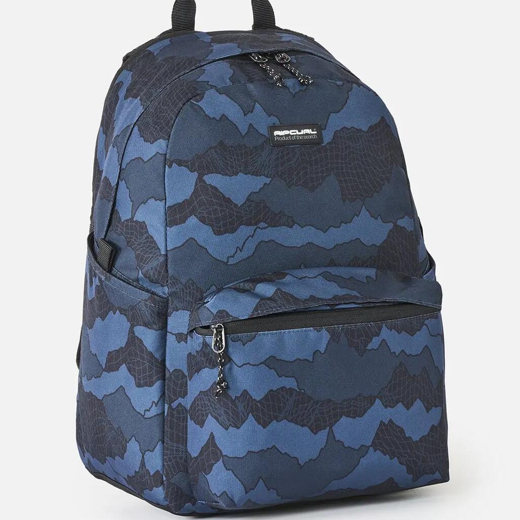 Backpack Men Crusher 30L Camo Check - Noir/Bleu marine