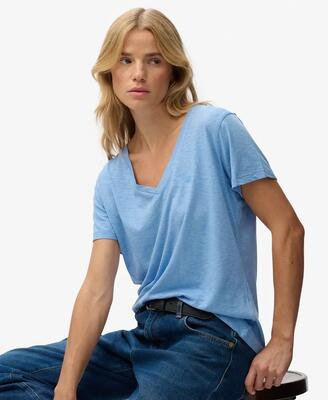 Superdry studios slub t‑shirt geborduurd, relaxed fit – light taupe
