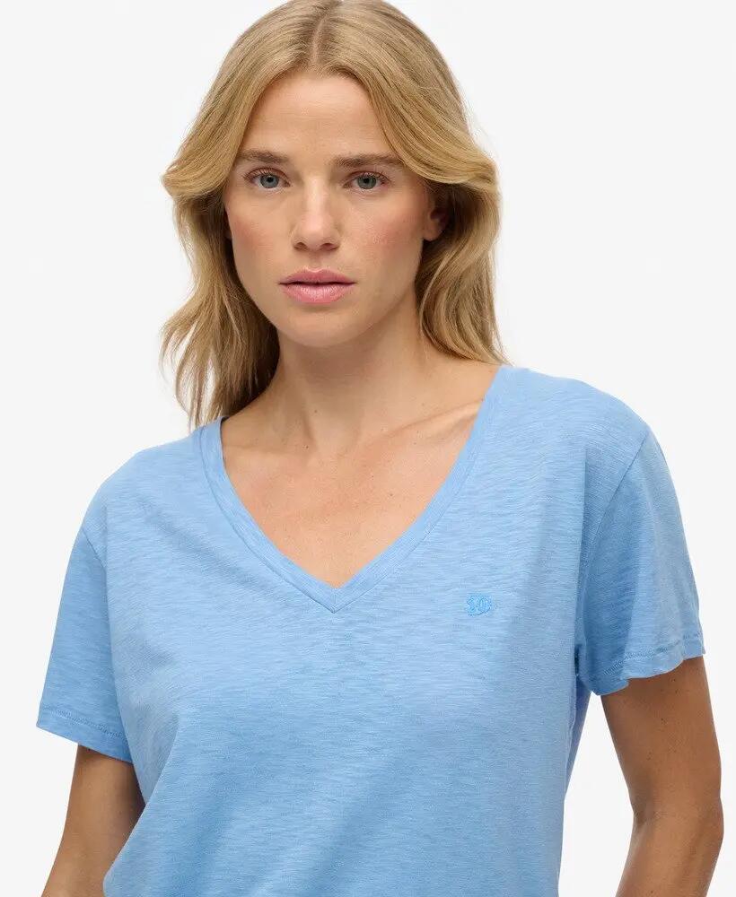 superdry T-shirt Studios Slub bordada, corte relaxed – BLUEBELL 4/5