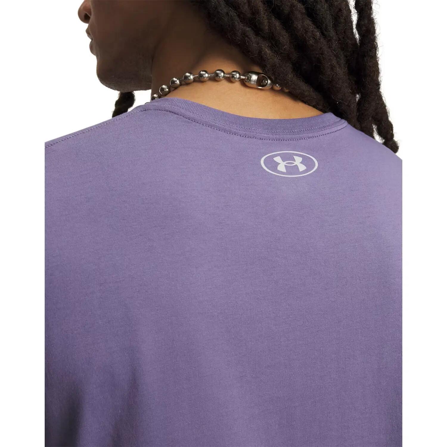 T-shirt da uomo con collage di logo Under Armour 3/3