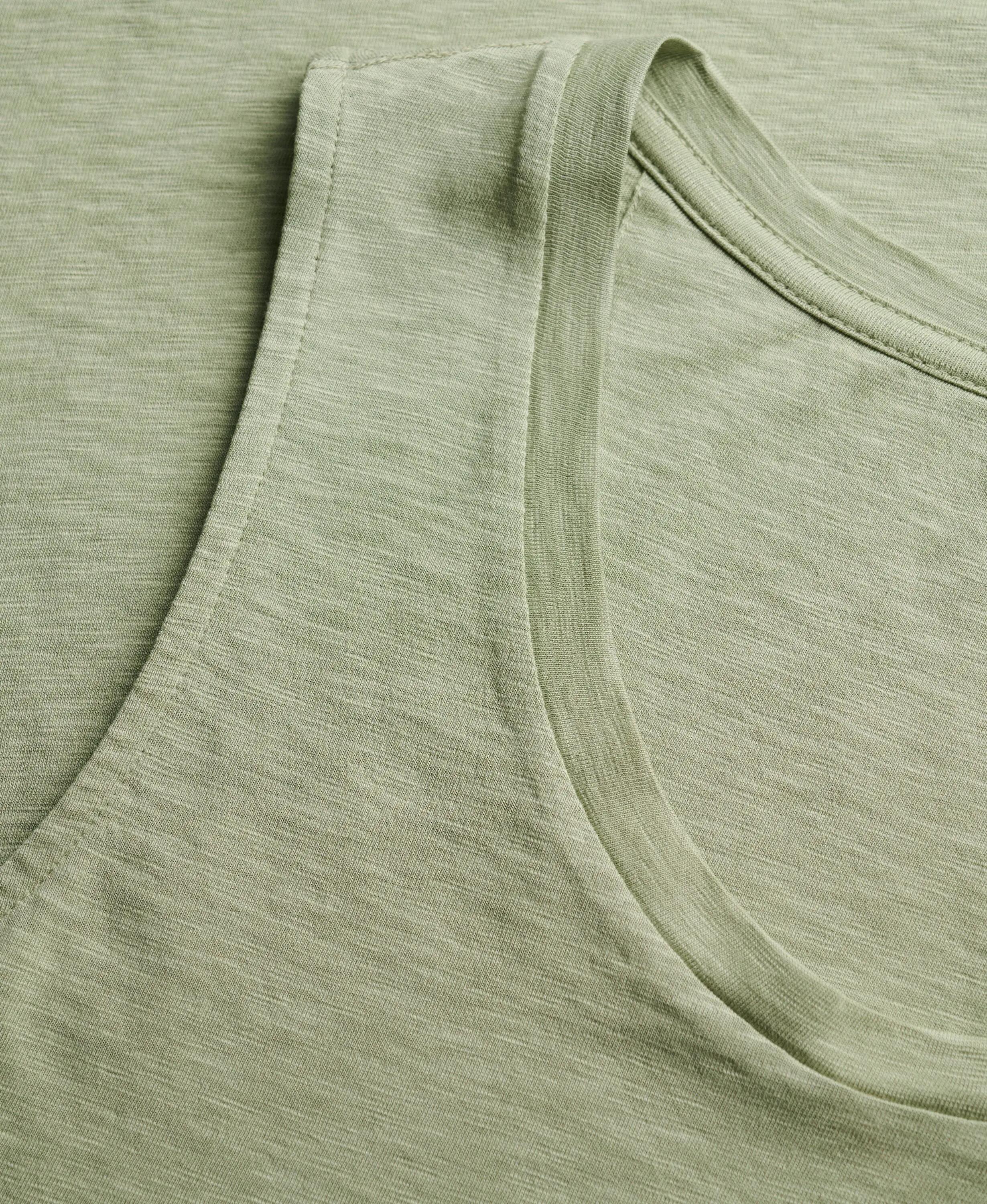 superdry débardeur col rond en lyocell-coton coupe relaxed – Dusty Sage 5/6