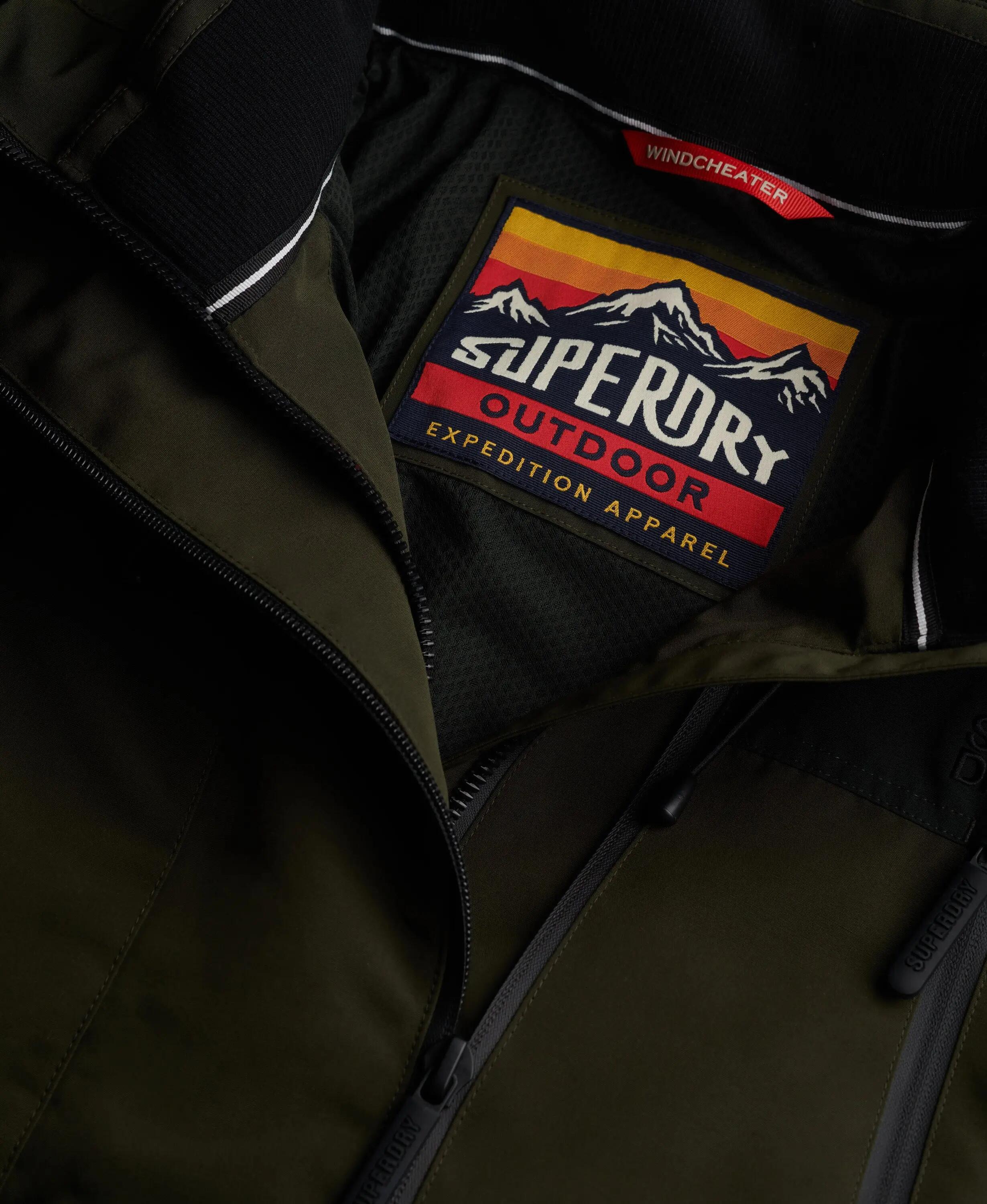 superdry Giacca Colour Block Ultimate Windbreaker Slim Fit – Dark Trek Khaki 7/7