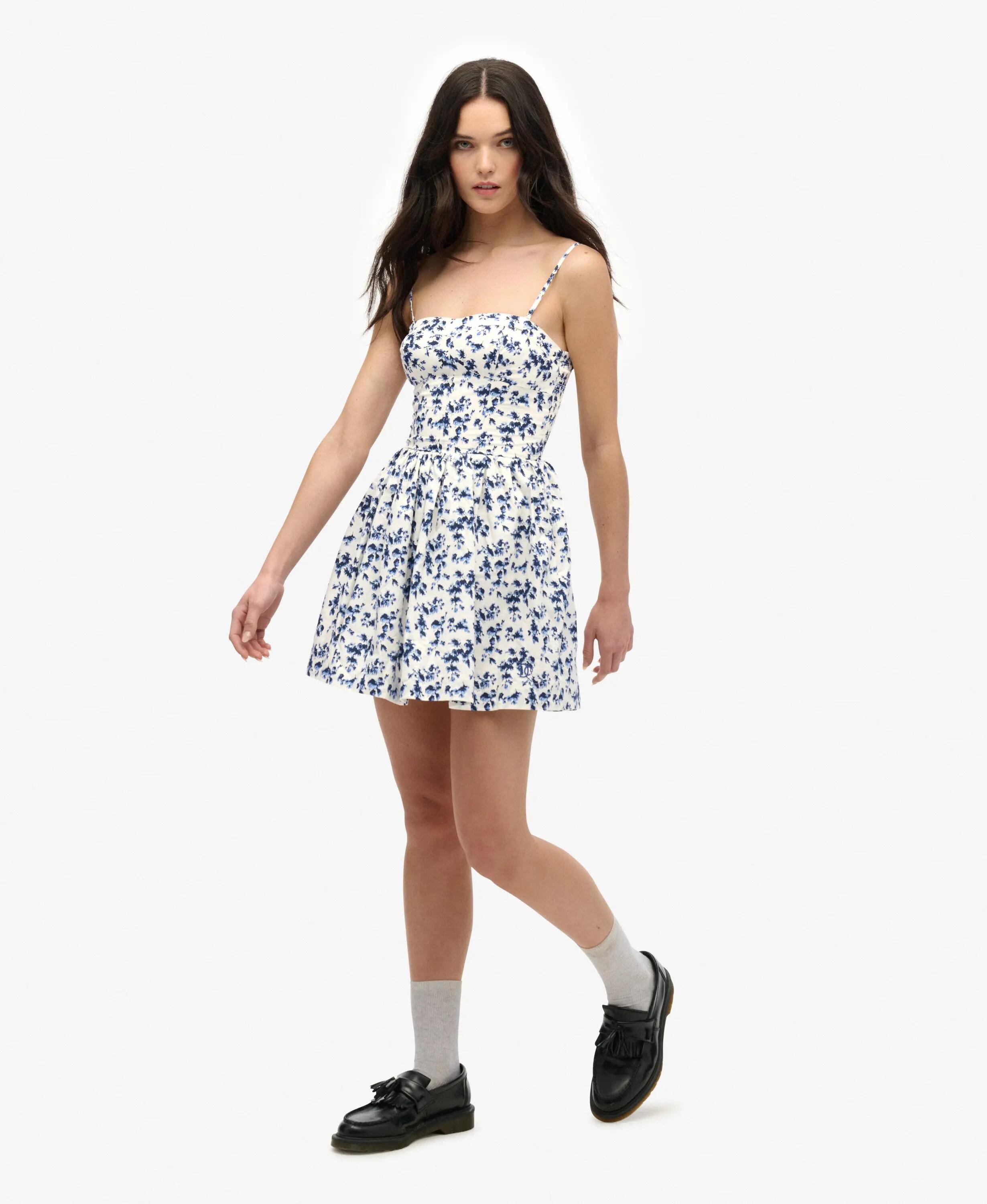 Kurzes Korsett-Kleid für Damen Superdry Cami 4/7