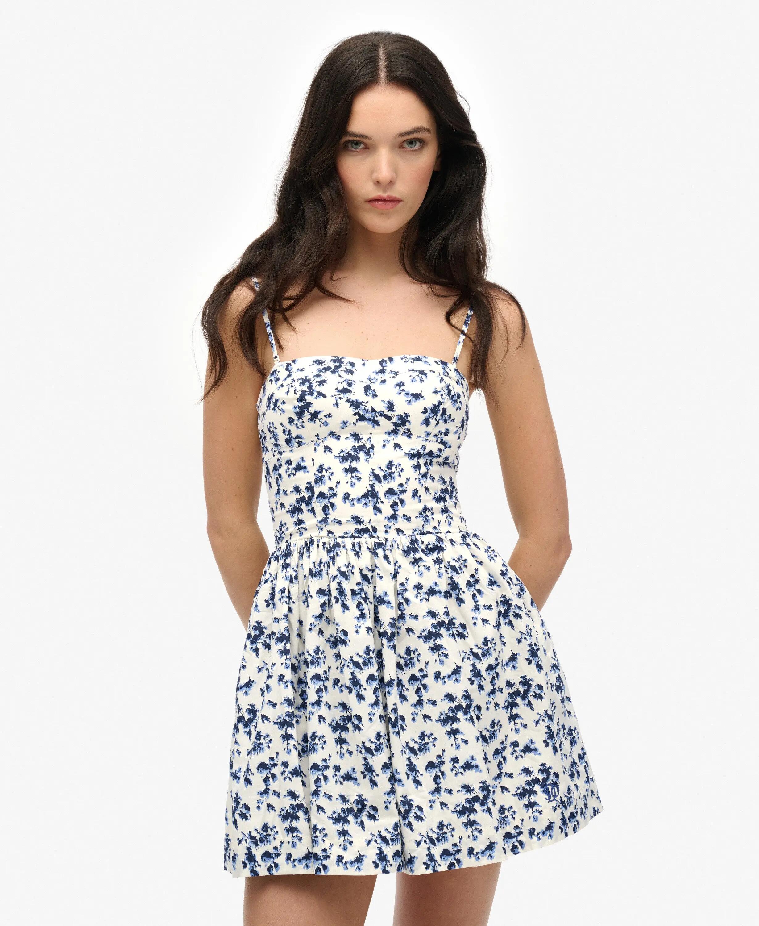 Kurzes Korsett-Kleid für Damen Superdry Cami 2/7