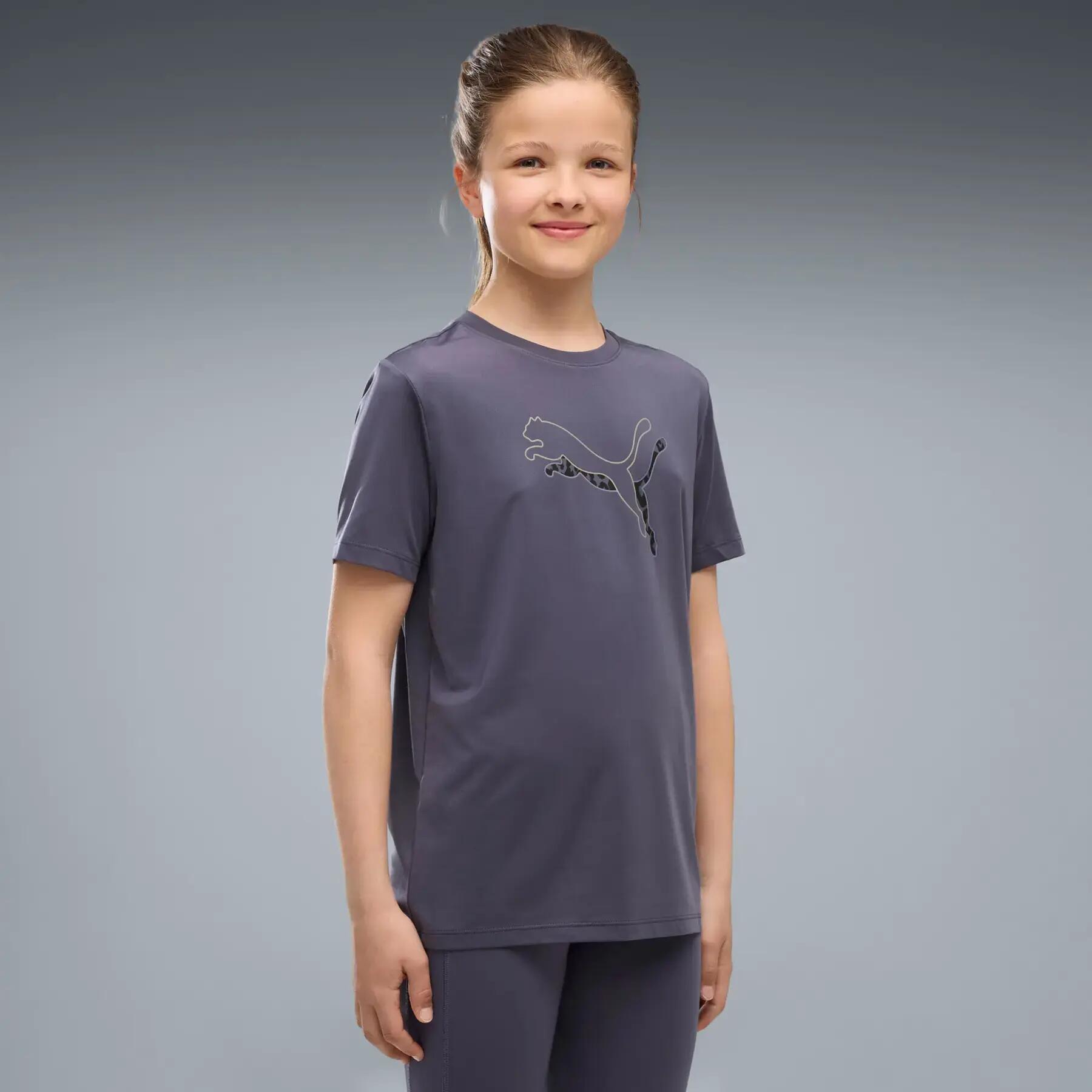 Camiseta de chica Puma Double Cat Logo Graphic 3/5