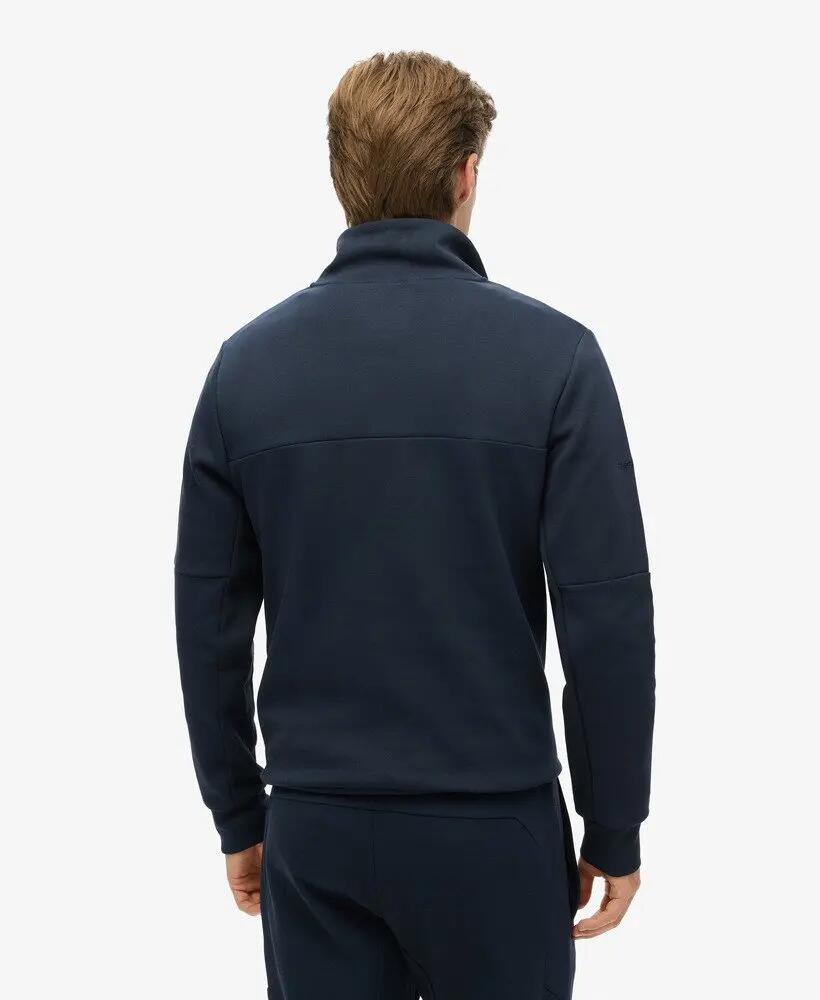 superdry Tech Loose Half Zip sweatshirt masculino em poliéster e algodão – DEEP 4/6