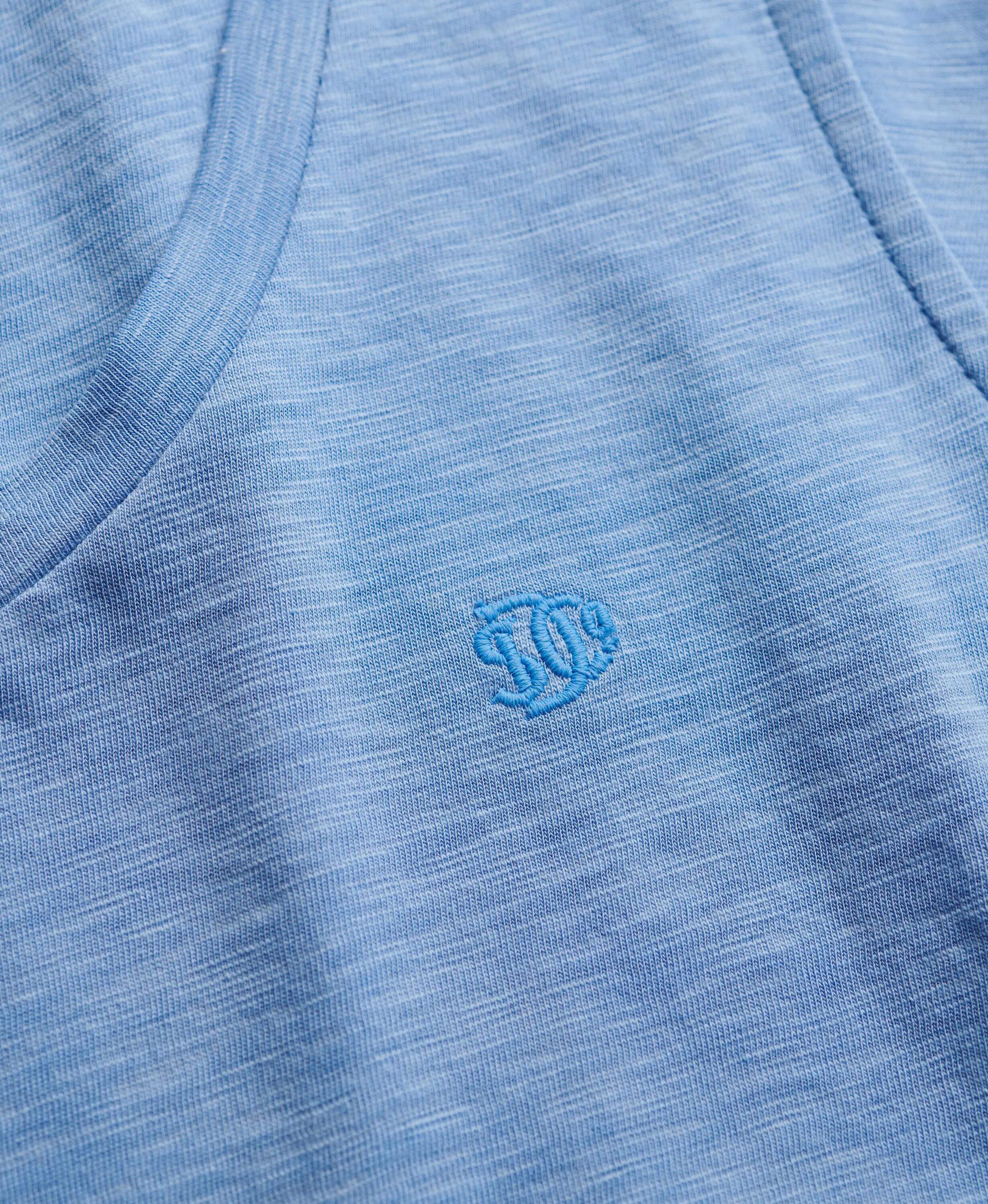 superdry top decote redondo algodão-lyocell corte relaxed – BLUEBELL 5/6