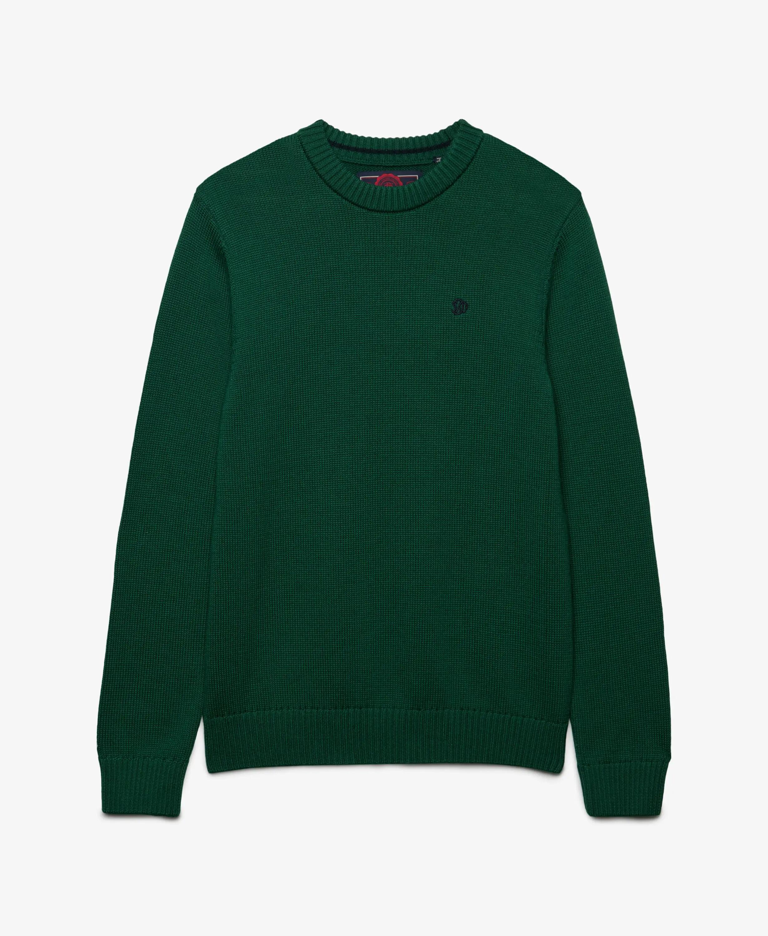 superdry Maglione Preppy in Cotone Biologico 100%, vestibilità relaxed – FOREST 7/7