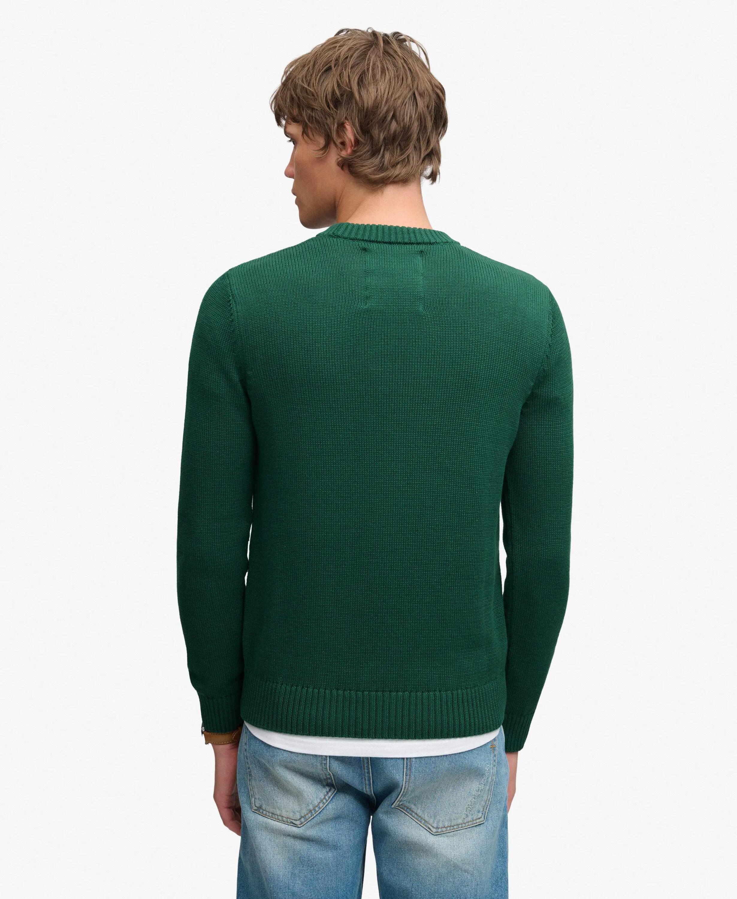 superdry Maglione Preppy in Cotone Biologico 100%, vestibilità relaxed – FOREST 5/7
