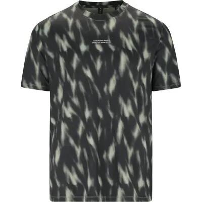 Virtus t‑shirt altoni m aop 86% polyester 14% elastaan – p3896 green northern