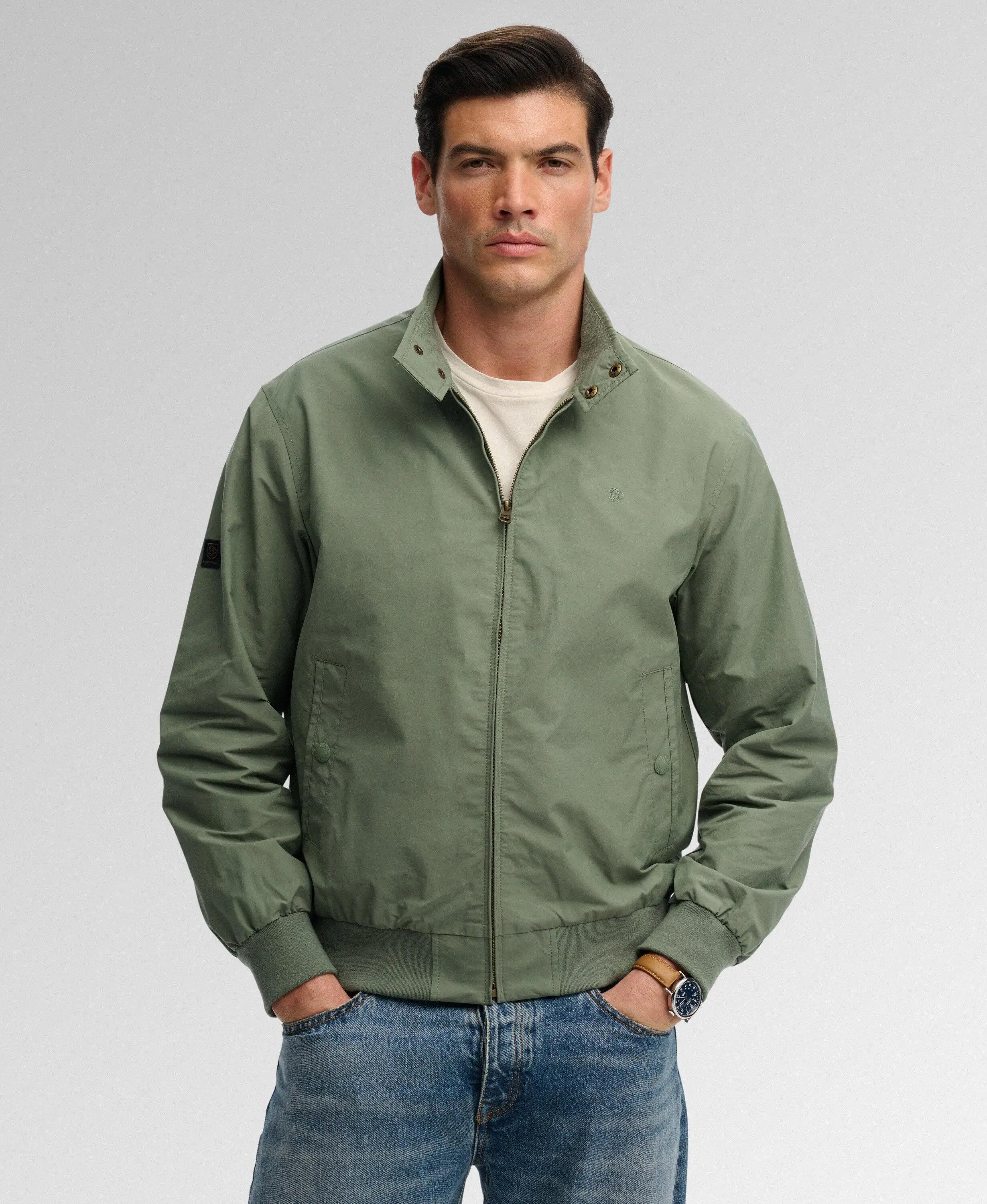 superdry Giacca Harrington Classica vestibilità relaxed – Lily Pad Green 5/7