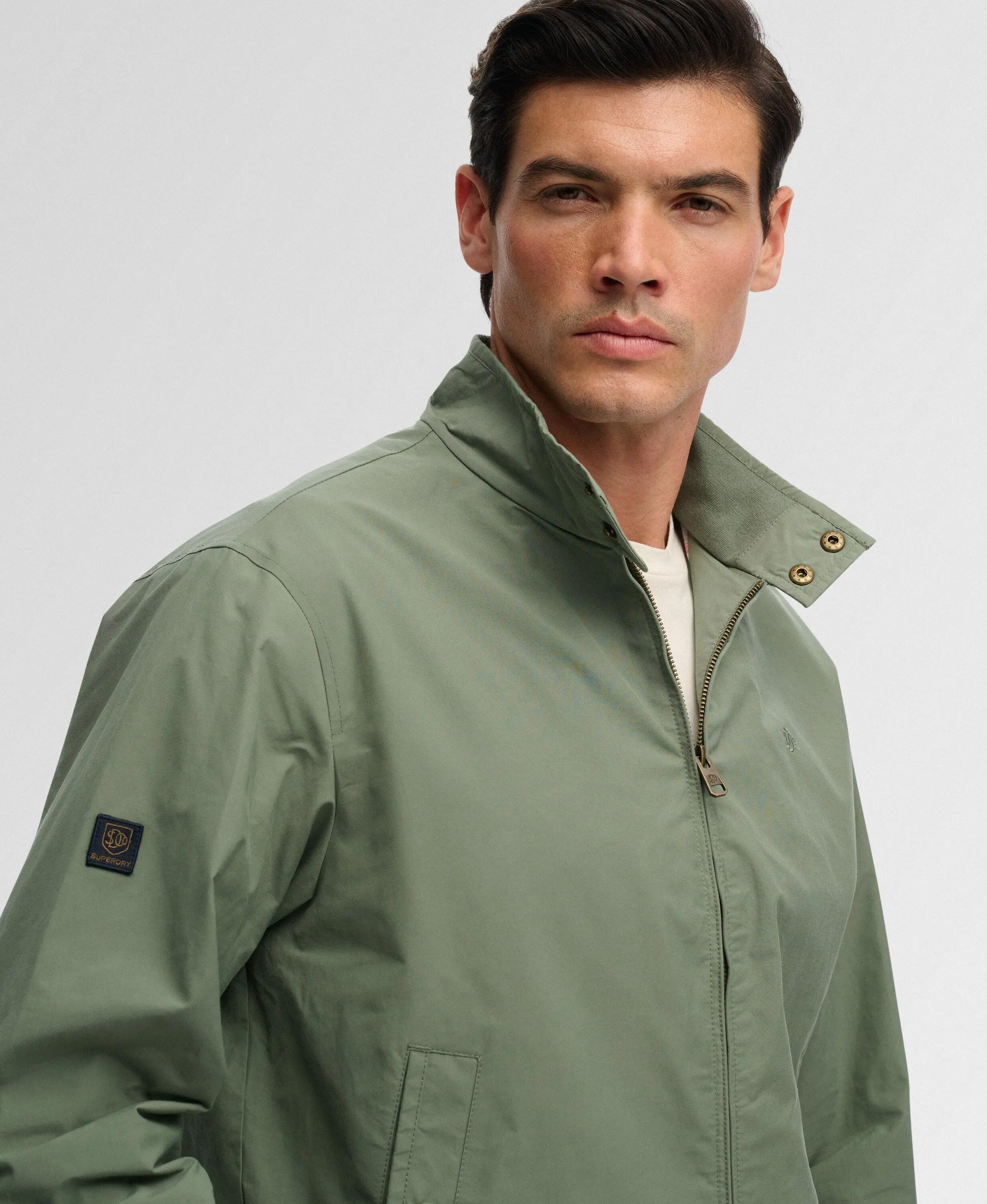 superdry Giacca Harrington Classica vestibilità relaxed – Lily Pad Green 4/7