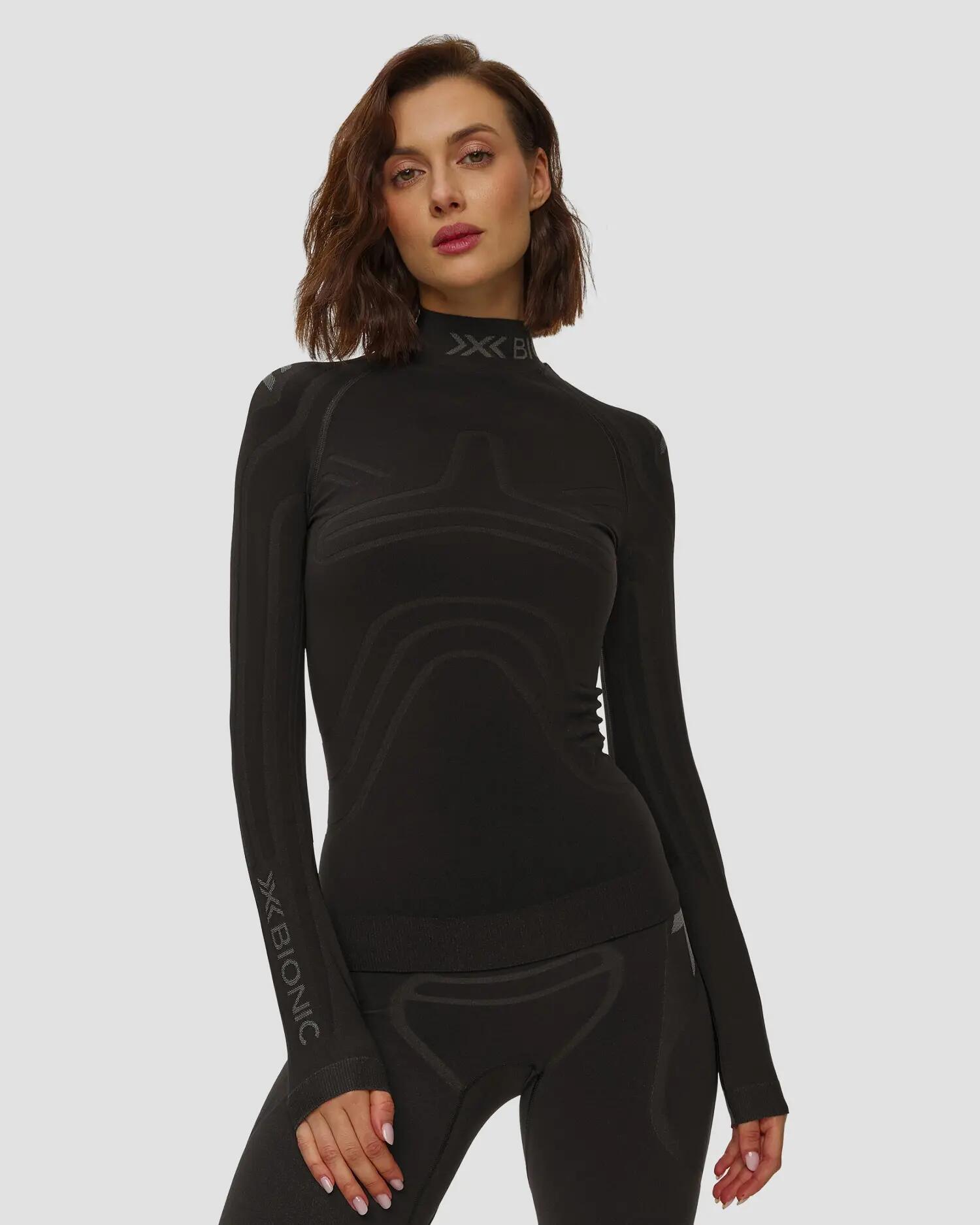 Koszulka damska X-Bionic HEATLOOP SHIRT LS WMN X BLACK B120 2/6