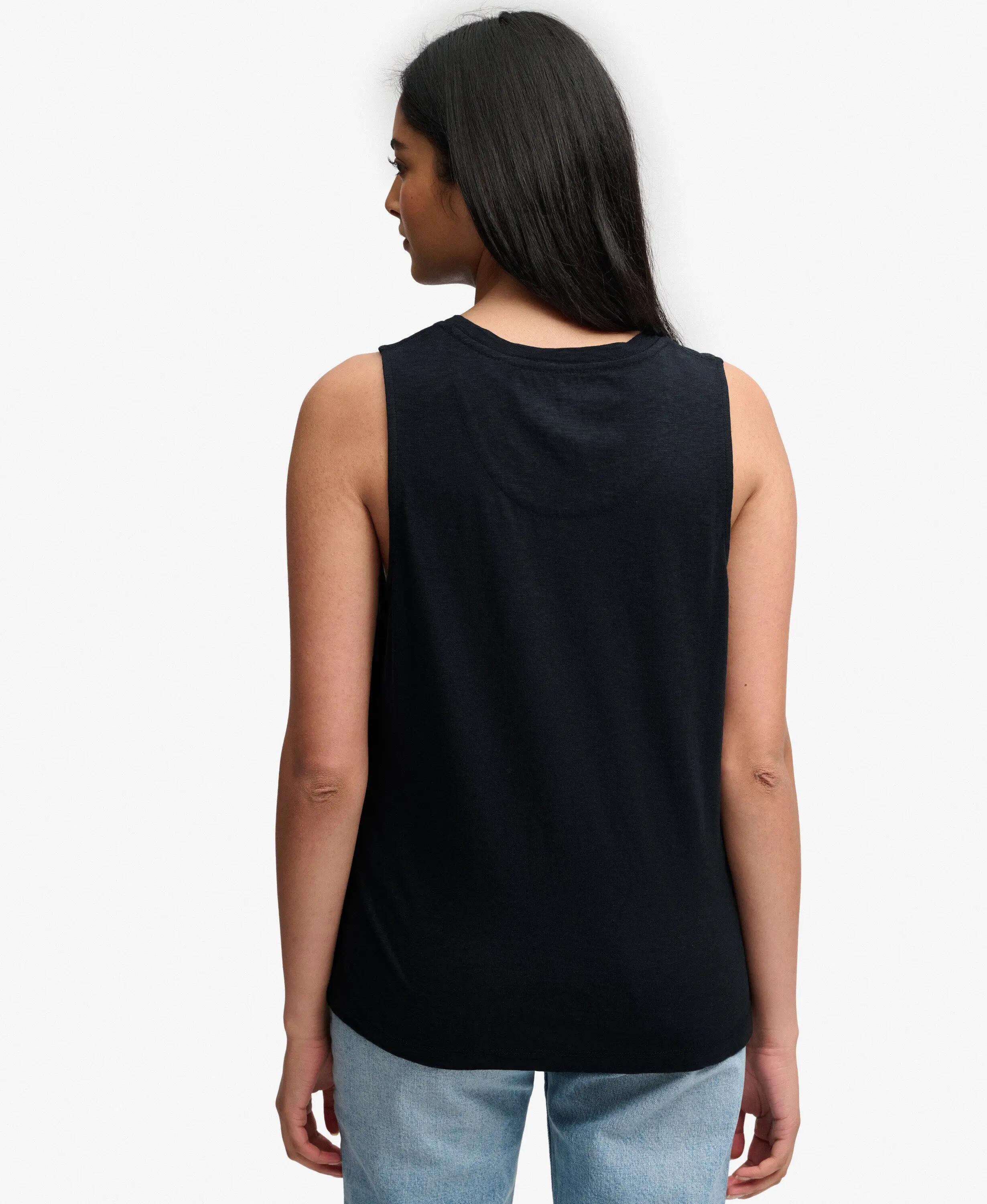 superdry Koszulka na ramiączkach Dekolt w kształcie litery U Luźny krój – 5/5