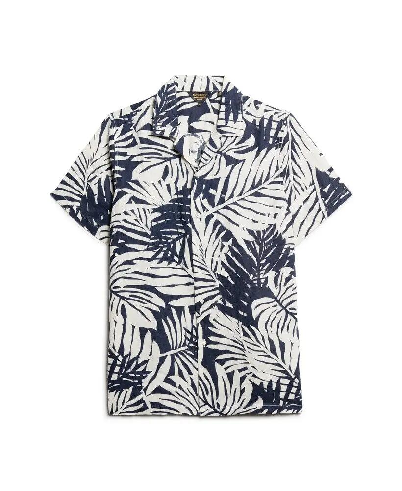 superdry Camicia Lino Stampa Collo Aperto – PHILIP MONO PRINT 6/7