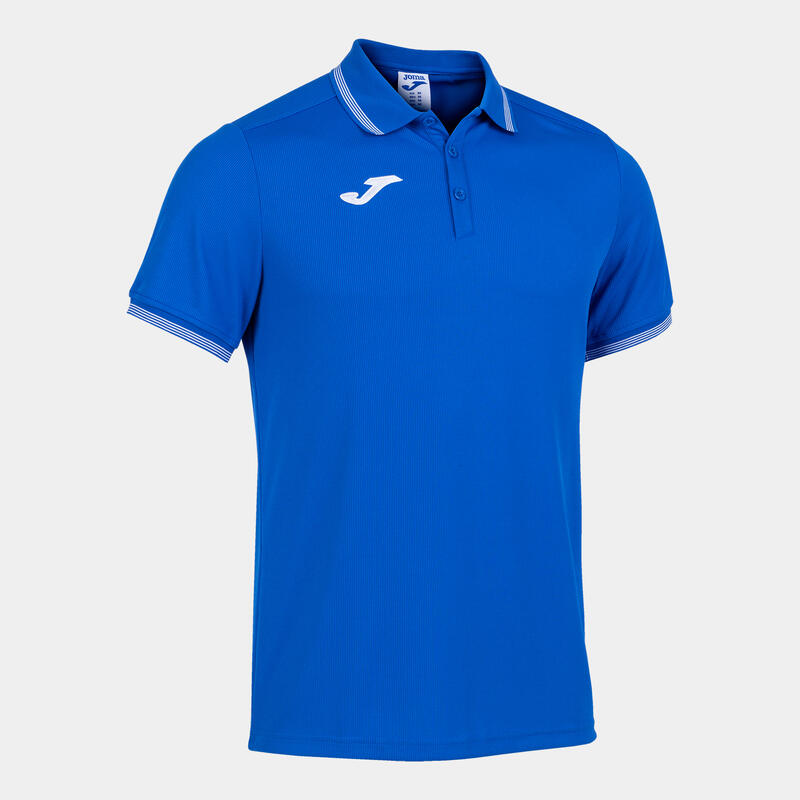 Polo Manga Corta Fútbol Hombre Joma Campus III Royal